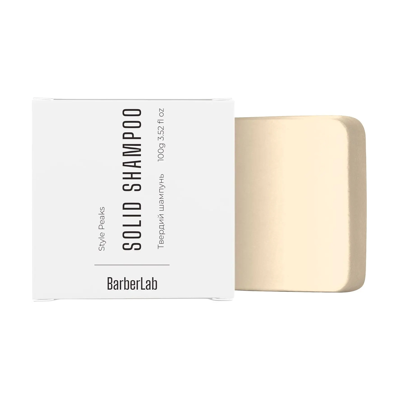 Твердий шампунь для волосся BarberLab Style Peaks Solid Shampoo, 100 г
